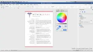 How to Change Colours on Your Resume - Microsoft Word 365 - 2020 [Simple]