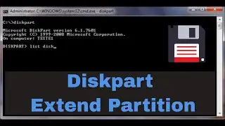 Diskpart Extend Partition