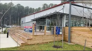 The new Welcome Center at Chesapeake Bay Maritime Museum opens to the public