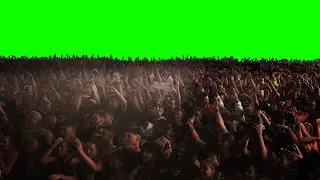 2 Concert Crowd Green Screen Background Effects Video Footage [FREE]