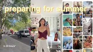 24 HOUR SUMMER GLOW UP 🌸 prepare with me for summer:)