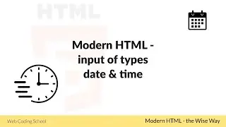 Learn HTML - Date and time inputs