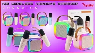 K12 Wireless Karaoke Speaker Unboxing & Testing | K12 Mini Microphone with Speaker - The Toy Land