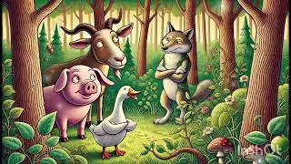 Коза, яка провчила Вовка - аудіоказка 🐐💥🐺