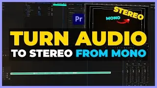 FIX AUDIO PLAYING ONLY ON ONE SIDE! - Premiere Pro Tutorial