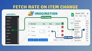 📰Fetch Item Rates from Google Sheets | Dynamic Invoice Tutorial using Apps Script & JavaScript