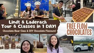LINDT Home of Chocolate & House of LADERACH Museum & Class in 1 Day! Class & FREE UNLIMITED CHOCS!🍫