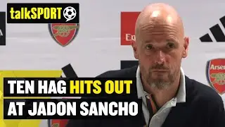 Erik ten Hag Criticizes Jadon Sancho in Fiery Press Conference 🔥