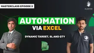 EXCEL AUTOMATION LESSON 2 : DYNAMIC QTY, TARGET, SL automation