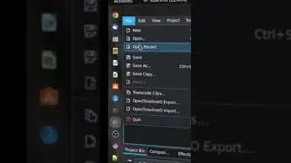 KDEnlive - How to make a default project