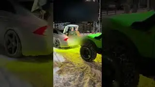 Они толкнули «мерин» по-русски🦵❄️🚗