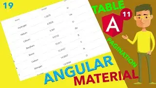 🔴 Angular 11 Tutorial ||  Angular Material  Table  Pagination || Ujjwal Technical Tips