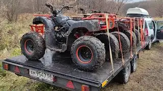 Квадроциклы Avantis Hunter после грязевых покатушек.