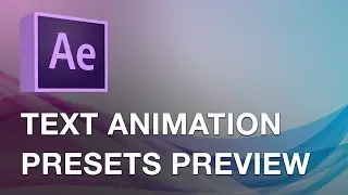 After effects Text Animation Presets