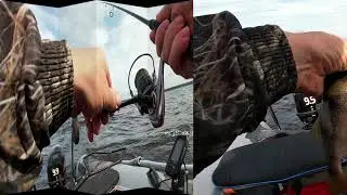 Кубенское озеро.Окунь на отводной поводок. Экстримальная рыбалка