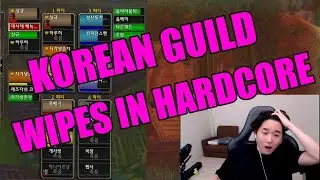 KOREAN GUILD RAID WIPES IN HARDCORE CLASSIC | 
