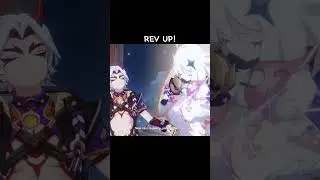 Paimon and Itto screaming contest  #genshinimpact #genshin #itto #paimon #funny
