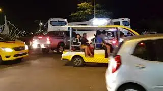 An accident in Nha Trang. Авария на кольце в Нячанге.
