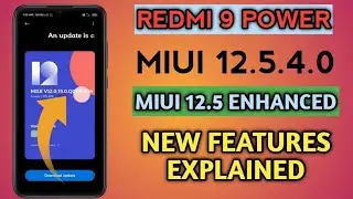 Redmi 9 Power MIUI 12.5 Enhanced Features 😍😍 | Redmi 9T MIUI 12.5 🔥🔥 | Redmi 9 Power Android 11 😍😍
