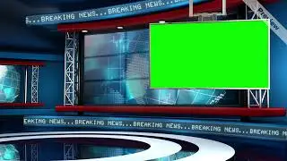 NEWS Studio VFX Green Screen Film Making free video