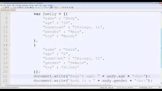 JavaScript - An Array of JSON Objects