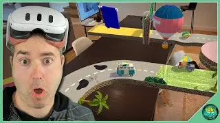 Is This The BEST Passthrough Mixed Reality Game For Quest 3? Hot Wheels in AR: Track Craft.
