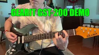 GearIT GST-200 SoCal Series Electric Guitar Demo