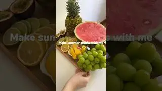 Make summer drinks with me 