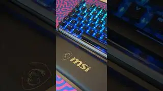 Unboxing the new GK71 Sonic #Keyboard from #MSI