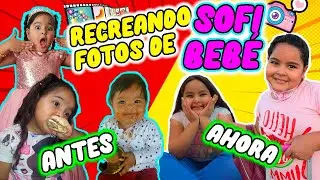 imitando fotos de sofi cuando era bebé
