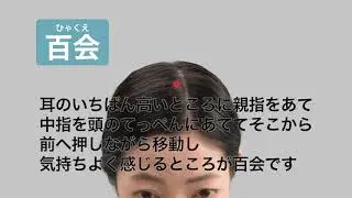 ツボ ・百会(ひゃくえ)