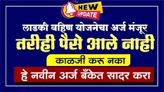 लाडकी बहिण योजनेचा अर्ज मंजूर तरीही पैसे आले नाही काळजी करू नका | ladki bahin yojana 2024