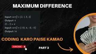 Maximum Difference in Elements of array python