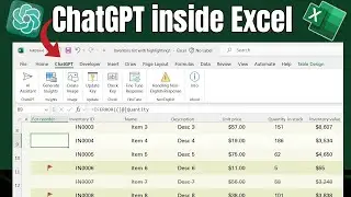 How to Integrate ChatGPT in Excel | AI Tools inside MS Excel Free | Advanced Excel Tricks & Hacks