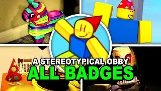 A Stereotypical Obby: Anniversary Update - ALL Badges & Full Walkthrough + Ending (Roblox Showcase)