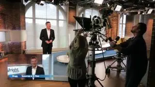 The Wright Stuff: Behind-the-Scenes - Matthew filming a show promo