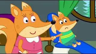 Oh no, Don't tease and make cry little sister! Fox Family learn good habits cartoon for kids 