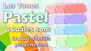 Cuáles son los Tonos Pastel y a qué familia pertenecen
