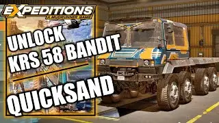 Expeditions A Mudrunner Game - Unlock KRS 58 Bandit Off-Road Truck - Quicksand