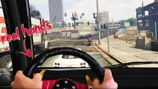 A DAY IN GTA 5 | Logitech G27 | Manual Transmission Steering Wheel Mod