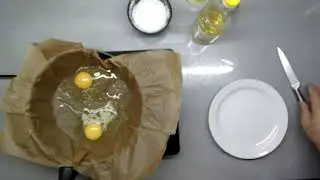 Яйца на пергаменте