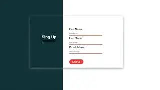 How To Make Signup Form with html and css