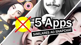 5 APPS MELHORES que o Snapchat 👻❤ - Alternativas