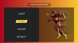 ⚡ Flash Lightning Hover Effect HTML CSS | CSS Hover Animation