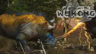 Black Myth Wukong Gold Armored Rhino Boss Fight! Regaining My Power!