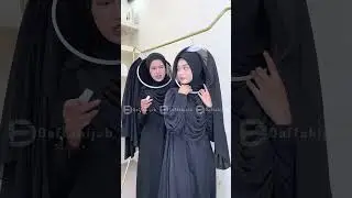 Whatever the color of the clothes, black hijab is the solution