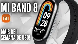 Xiaomi Mi Band 8 REVIEW com mais de 1 SEMANA! (SE VOCÊ FOR PEGAR A VERSÃO CHINESA VEJA ESSE VÍDEO!)