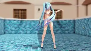 [MMD] Girls : TDA Miku swimsuit (test effect+HD)