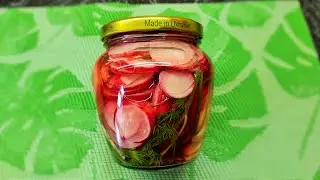 ХИТ ЭТОЙ ВЕСНЫ!!!Маринованная Редиска...Обязательно стоит попробовать