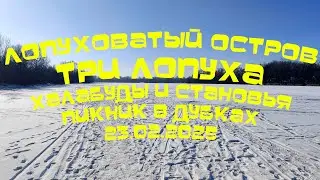 ЛОПУХОВАТЫЙ ОСТРОВ: ТРИ ЛОПУХА. Пикник в дубках (23.02.2025)